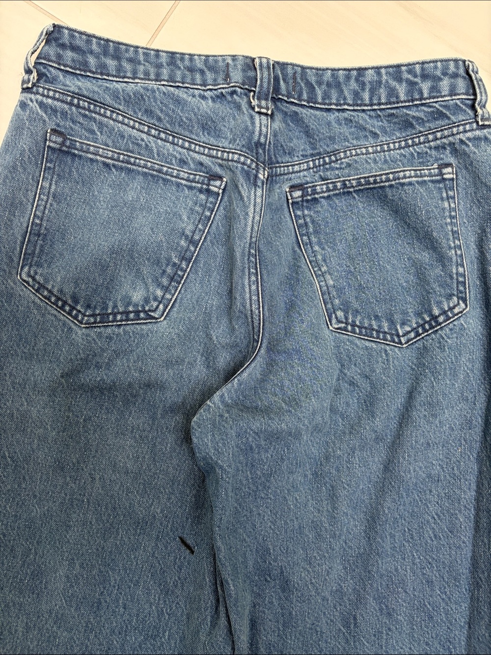 Abercrombie & Fitch Mid-rise Curve Love Wide-Leg Denim Jeans - Picture 6 of 8